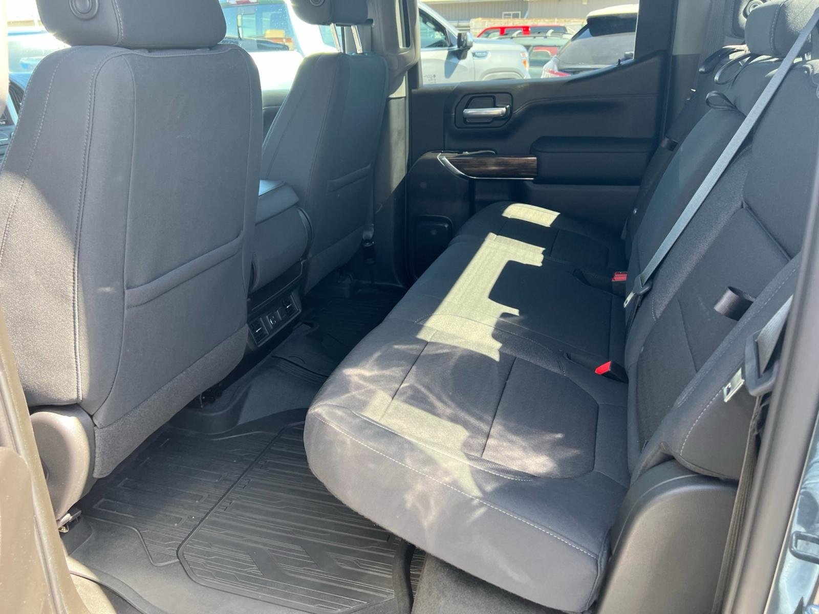 2021 Grey /Black GMC Sierra 1500 Elevation Crew Cab 4WD (3GTU9CED2MG) with an 5.3L V8 OHV 16V engine, 6A transmission, located at 116 5th Avenue South, Lewistown, MT, 59457, 47.063877, -109.427879 - Photo #10