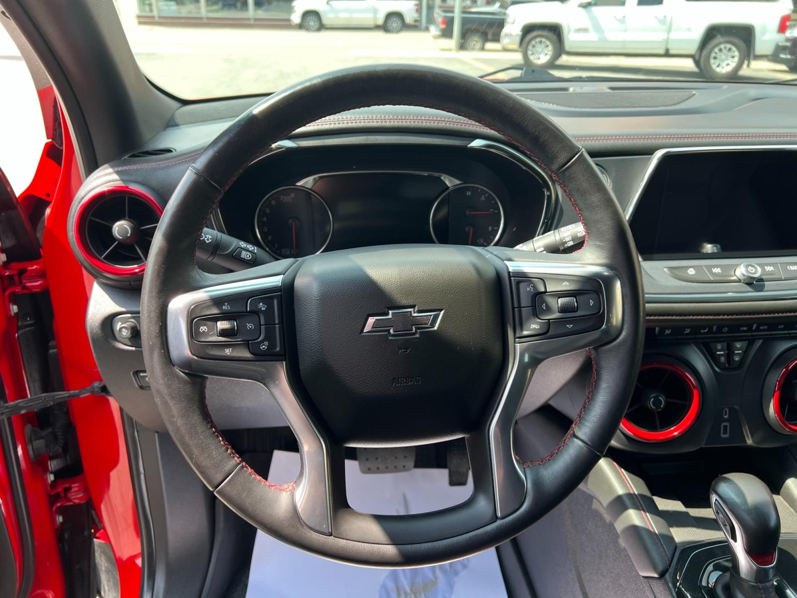 2019 Red /Black Chevrolet Blazer RS AWD (3GNKBJRS5KS) with an 3.6L V6 DOHC 24V engine, 9A transmission, located at 116 5th Avenue South, Lewistown, MT, 59457, 47.063877, -109.427879 - ? 2019 Chevy Blazer RS AWD - Unleash the Power and Style! ? Are you ready to experience a thrilling ride that combines power, versatility, and unmatched style? Look no further than the remarkable 2019 Chevy Blazer RS AWD! This exceptional SUV is designed to elevate your driving experience to new - Photo #12