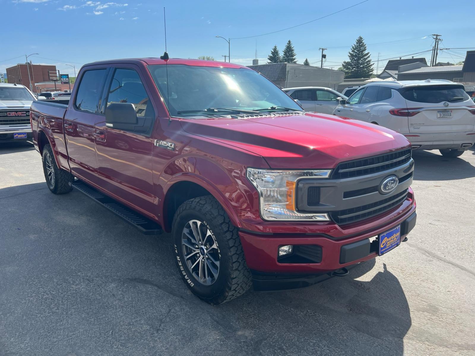 2019 Maroon Ford F-150 XLT SuperCrew 6.5-ft. Bed 4WD (1FTFW1E54KK) with an 5.0L V8 OHV 16V engine, 6A transmission, located at 116 5th Avenue South, Lewistown, MT, 59457, 47.063877, -109.427879 - ? Get Your Hands on a 2019 Ford F-150 XLT SuperCrew 6.5-ft. Bed 4WD Today! ? Experience the power, versatility, and ruggedness of the iconic 2019 Ford F-150 XLT SuperCrew 6.5-ft. Bed 4WD. Whether you're conquering tough terrains, hauling heavy loads, or simply cruising through the city, this except - Photo #0