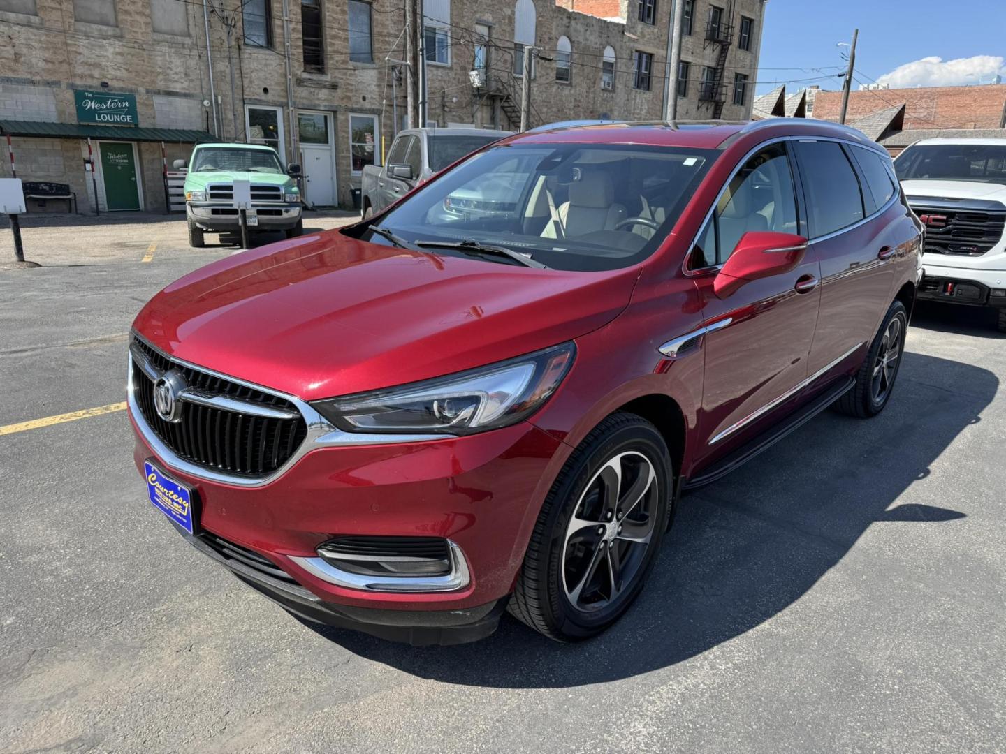 2019 Maroon /Cream Buick Enclave Premium AWD (5GAEVBKW5KJ) with an 3.6L V6 DOHC 24V engine, 9A transmission, located at 116 5th Avenue South, Lewistown, MT, 59457, 47.063877, -109.427879 - Photo#6