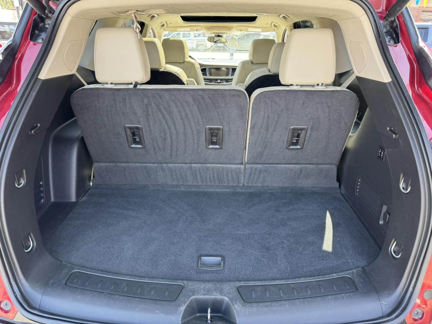 2019 Maroon /Cream Buick Enclave Premium AWD (5GAEVBKW5KJ) with an 3.6L V6 DOHC 24V engine, 9A transmission, located at 116 5th Avenue South, Lewistown, MT, 59457, 47.063877, -109.427879 - Photo#12