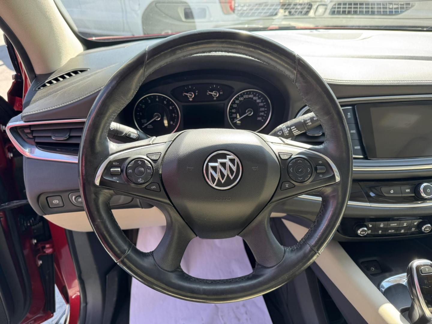 2019 Maroon /Cream Buick Enclave Premium AWD (5GAEVBKW5KJ) with an 3.6L V6 DOHC 24V engine, 9A transmission, located at 116 5th Avenue South, Lewistown, MT, 59457, 47.063877, -109.427879 - Photo#18
