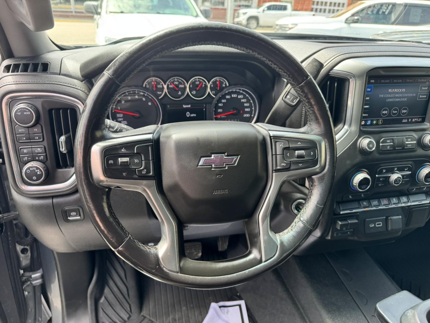 2021 Blue /Charcoal Chevrolet Silverado 1500 RST Crew Cab 4WD (1GCUYEED4MZ) with an 5.3L V8 OHV 16V engine, 6A transmission, located at 116 5th Avenue South, Lewistown, MT, 59457, 47.063877, -109.427879 - Take on any road with confidence in this 2021 Chevrolet Silverado 1500 RST 4WD, a perfect combination of power, style, and capability. Equipped with a 5.3L V8 engine, this truck delivers impressive performance and towing capacity, making it ideal for work or weekend adventures. The RST trim adds a b- Photo#13