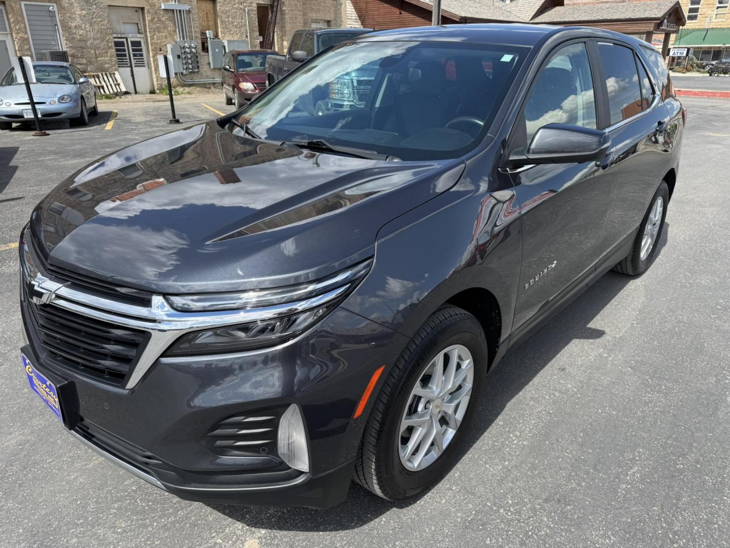 2022 Grey /Charcoal Chevrolet Equinox LT AWD (3GNAXUEV8NS) with an 1.5L L4 DOHC 16V TURBO engine, 6A transmission, located at 116 5th Avenue South, Lewistown, MT, 59457, 47.063877, -109.427879 - For Sale: 2022 Chevrolet Equinox LT AWD – Clean, reliable, and packed with comfort and safety. This all-wheel drive Equinox is equipped with a heated steering wheel and heated front seats, making it perfect for year-round driving comfort. The included safety package offers advanced driver assistan - Photo#6