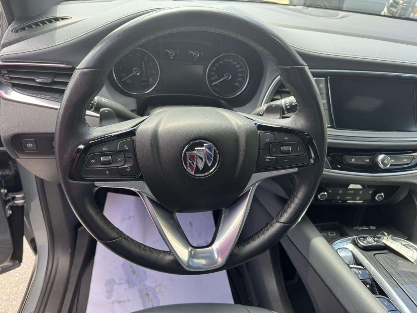 2023 Grey /Grey Buick Enclave Essence AWD (5GAEVAKW8PJ) with an 3.6L V6 DOHC 24V engine, 9A transmission, located at 116 5th Avenue South, Lewistown, MT, 59457, 47.063877, -109.427879 - For sale: 2023 Buick Enclave Essence AWD — a perfect blend of luxury, performance, and practicality. This premium midsize SUV offers a smooth, quiet ride with confident all-wheel drive handling, ideal for all seasons. Powered by a robust 3.6L V6 engine, it delivers strong performance while maintai - Photo#17