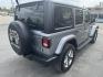 2021 Silver /Charcoal Jeep Wrangler Unlimited Sahara (1C4HJXEN3MW) with an 2.0L L4 DOHC 16V TURBO engine, 8A transmission, located at 116 5th Avenue South, Lewistown, MT, 59457, 47.063877, -109.427879 - Available now: 2021 Jeep Wrangler Sahara — a perfect blend of rugged capability and refined comfort. Powered by Jeep’s 2.0L Turbocharged engine, this two-door SUV delivers impressive torque and efficiency while maintaining the legendary off-road performance Jeep is known for. The Sahara trim add - Photo#2