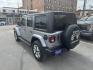 2021 Silver /Charcoal Jeep Wrangler Unlimited Sahara (1C4HJXEN3MW) with an 2.0L L4 DOHC 16V TURBO engine, 8A transmission, located at 116 5th Avenue South, Lewistown, MT, 59457, 47.063877, -109.427879 - Available now: 2021 Jeep Wrangler Sahara — a perfect blend of rugged capability and refined comfort. Powered by Jeep’s 2.0L Turbocharged engine, this two-door SUV delivers impressive torque and efficiency while maintaining the legendary off-road performance Jeep is known for. The Sahara trim add - Photo#4