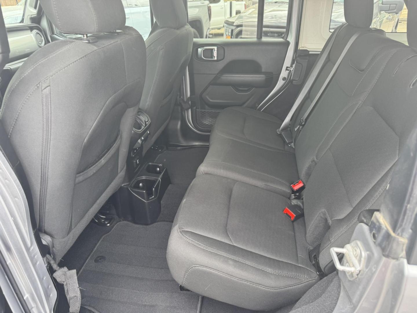 2021 Silver /Charcoal Jeep Wrangler Unlimited Sahara (1C4HJXEN3MW) with an 2.0L L4 DOHC 16V TURBO engine, 8A transmission, located at 116 5th Avenue South, Lewistown, MT, 59457, 47.063877, -109.427879 - Available now: 2021 Jeep Wrangler Sahara — a perfect blend of rugged capability and refined comfort. Powered by Jeep’s 2.0L Turbocharged engine, this two-door SUV delivers impressive torque and efficiency while maintaining the legendary off-road performance Jeep is known for. The Sahara trim add - Photo#10