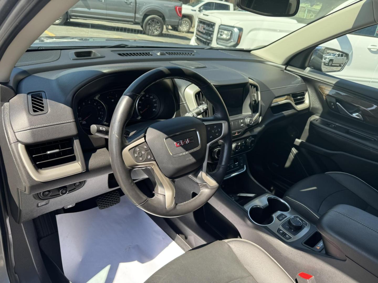 2020 Grey /Black GMC Terrain Denali AWD (3GKALXEX2LL) with an 2.0L L4 DOHC 16V TURBO engine, 6A transmission, located at 116 5th Avenue South, Lewistown, MT, 59457, 47.063877, -109.427879 - Experience the perfect blend of sophistication and capability with the 2020 GMC Terrain Denali AWD. This top-tier compact SUV offers a refined driving experience, advanced technology, and premium comfort features that cater to both daily commutes and weekend adventures. Under the hood, the Terrain - Photo#14