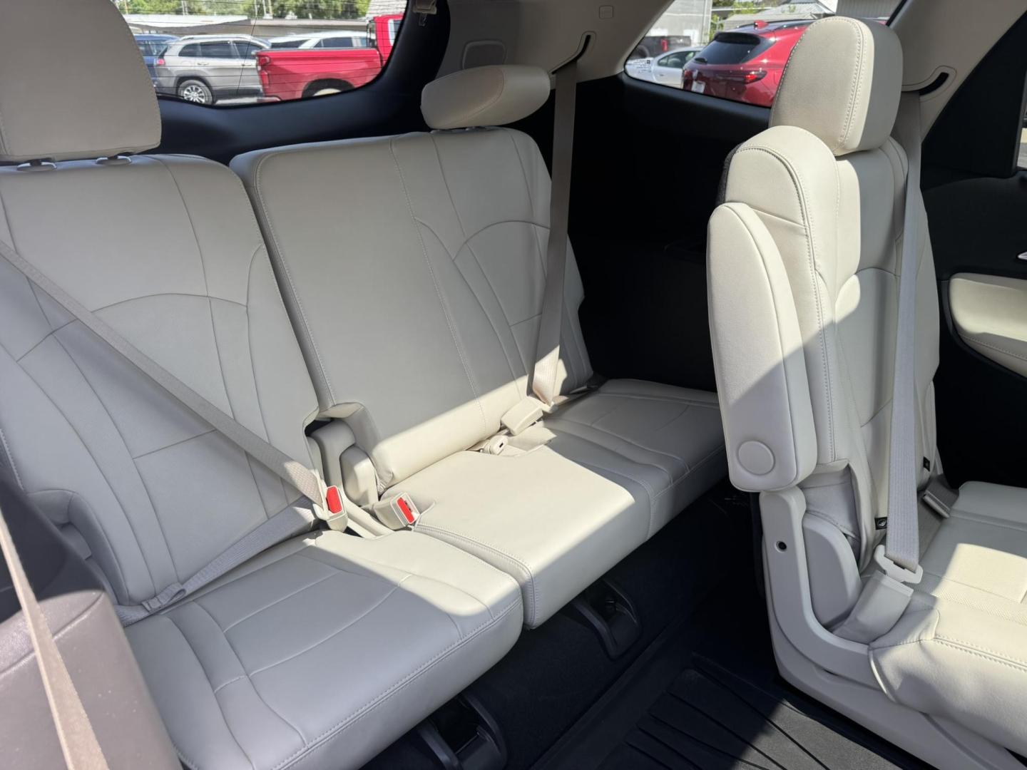 2023 WHITE /Cream Buick Enclave Premium AWD (5GAEVBKW6PJ) with an 3.6L V6 DOHC 24V engine, 9A transmission, located at 116 5th Avenue South, Lewistown, MT, 59457, 47.063877, -109.427879 - 2023 Buick Enclave Premium AWD Refined luxury meets everyday versatility in this 2023 Buick Enclave Premium AWD. With sleek styling, premium materials, and a smooth, confident ride, this full-size SUV is built to elevate your family’s driving experience. Equipped with All-Wheel Drive for enhance - Photo#11