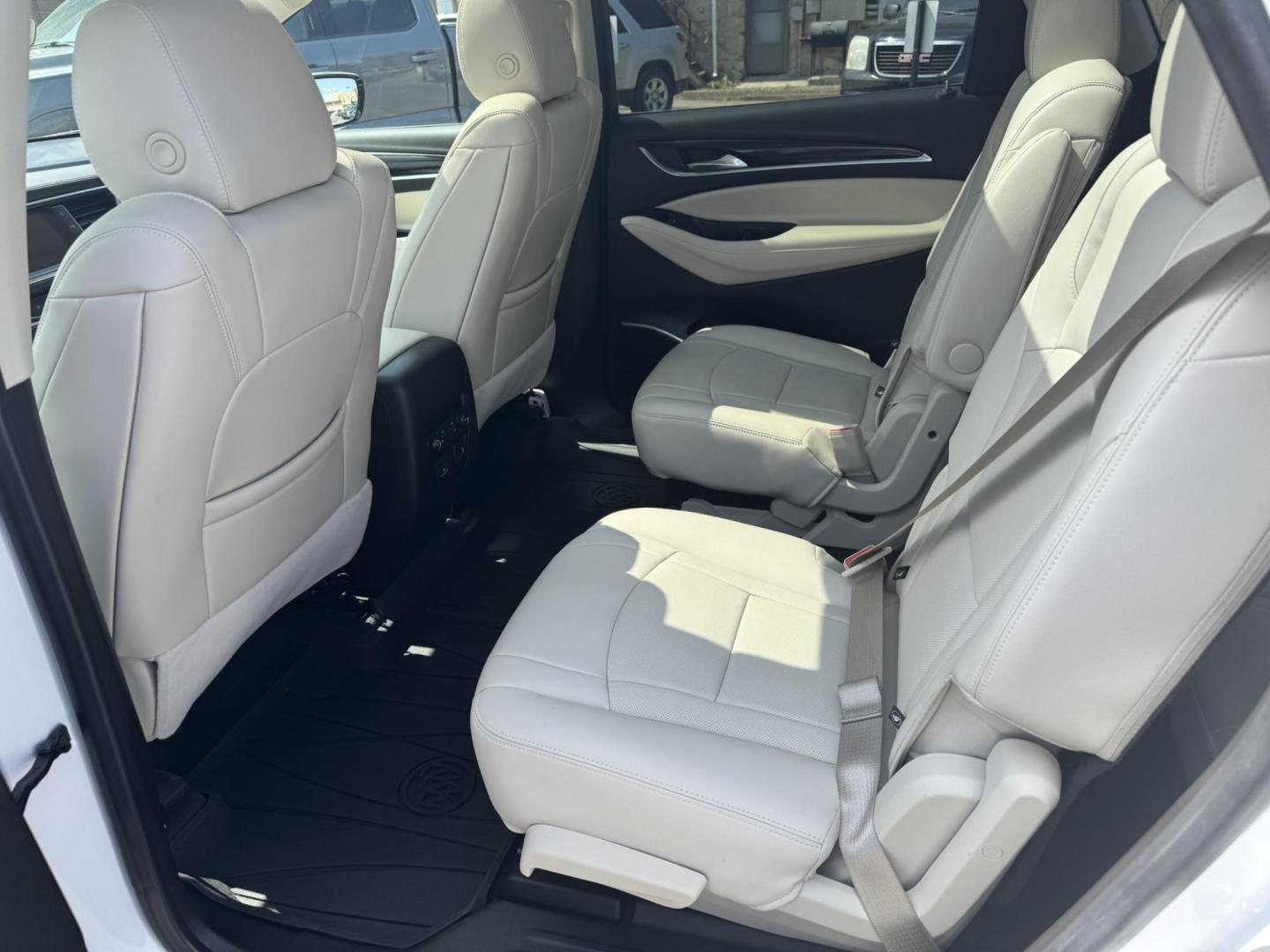 2023 WHITE /Cream Buick Enclave Premium AWD (5GAEVBKW6PJ) with an 3.6L V6 DOHC 24V engine, 9A transmission, located at 116 5th Avenue South, Lewistown, MT, 59457, 47.063877, -109.427879 - 2023 Buick Enclave Premium AWD Refined luxury meets everyday versatility in this 2023 Buick Enclave Premium AWD. With sleek styling, premium materials, and a smooth, confident ride, this full-size SUV is built to elevate your family’s driving experience. Equipped with All-Wheel Drive for enhance - Photo#14