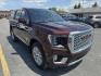 2022 Dark Bronze /Black GMC Yukon Denali 4WD (1GKS2DKL0NR) with an 6.2L V8 OHV 16V engine, 10A transmission, located at 116 5th Avenue South, Lewistown, MT, 59457, 47.063877, -109.427879 - For sale is a 2022 GMC Yukon Denali 4WD powered by the legendary 6.2L V8 engine paired with a 10-speed automatic transmission. This full-size SUV delivers 420 horsepower and 460 lb-ft of torque, offering impressive towing capability and smooth, confident performance in all driving conditions. The D - Photo#0