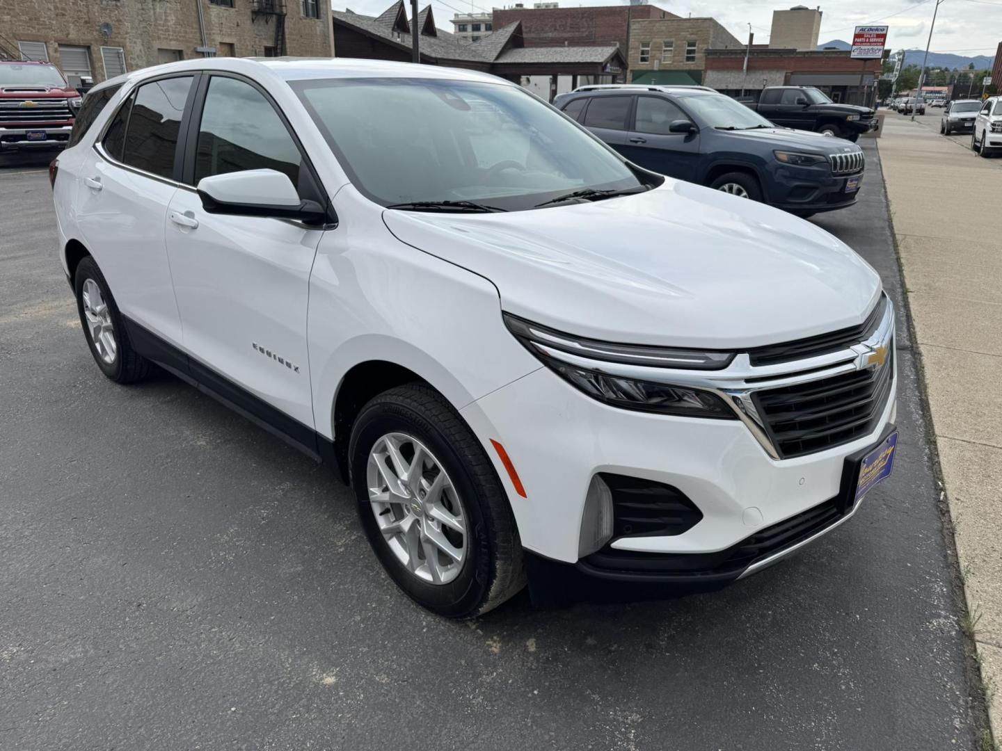 2022 Black /Charcoal Chevrolet Equinox LT AWD (3GNAXUEV9NL) with an 1.5L L4 DOHC 16V TURBO engine, 6A transmission, located at 116 5th Avenue South, Lewistown, MT, 59457, 47.063877, -109.427879 - Photo#0