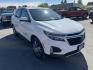 2022 WHITE /Black Chevrolet Equinox LT AWD (3GNAXUEV5NS) with an 1.5L L4 DOHC 16V TURBO engine, 6A transmission, located at 116 5th Avenue South, Lewistown, MT, 59457, 47.063877, -109.427879 - Photo#0