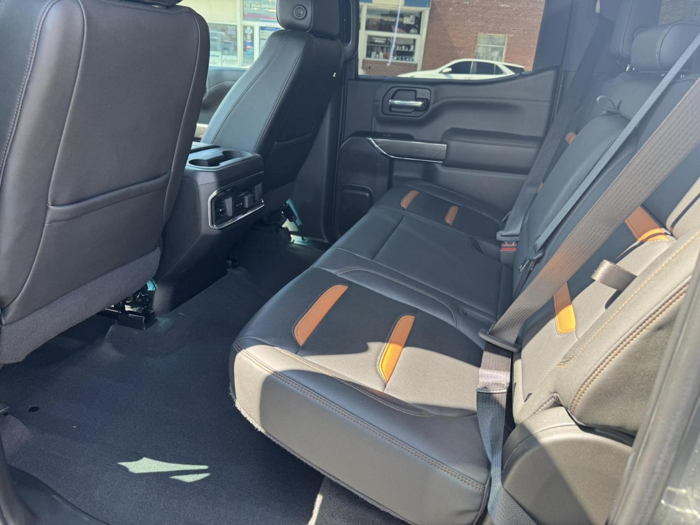 2021 Grey /Black/Brown GMC Sierra 1500 AT4 Crew Cab Short Box 4WD (1GTP9EEL8MZ) with an 6.2L V8 OHV 16V engine, 6A transmission, located at 116 5th Avenue South, Lewistown, MT, 59457, 47.063877, -109.427879 - 2021 GMC Sierra 1500 Crew Cab AT4 with the powerful 6.2L V8 and 10-speed automatic. This truck delivers 420 horsepower with a factory 2-inch lift, off-road tuned suspension, and aggressive all-terrain tires, ready for any adventure. Inside you’ll find premium leather seats, heated and ventilate - Photo#10