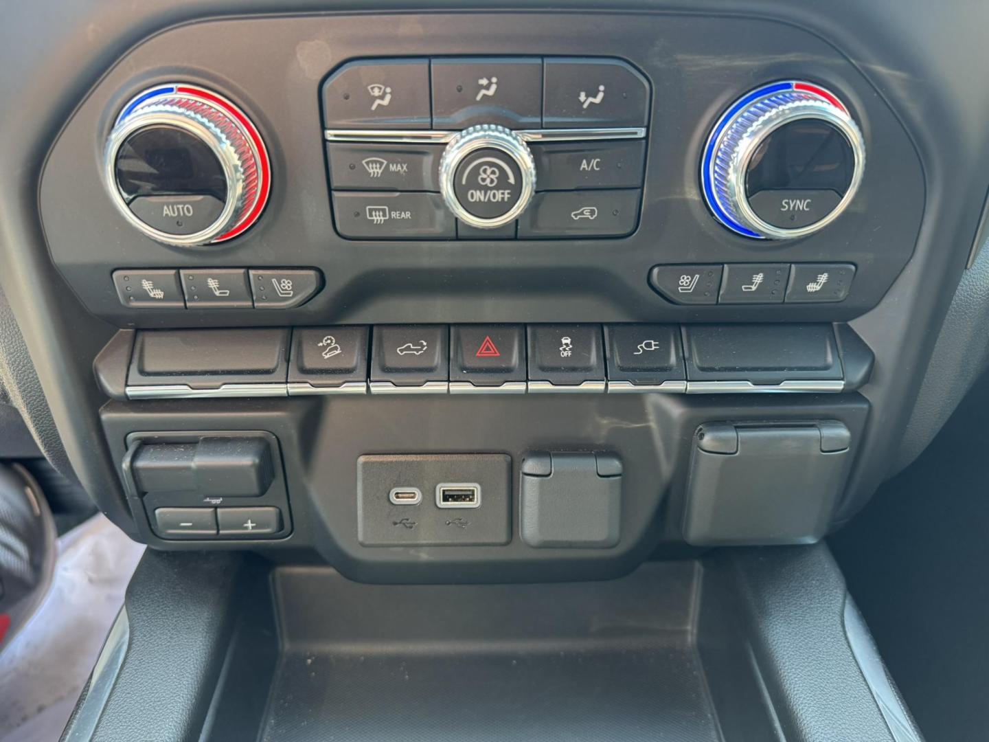 2021 Grey /Black/Brown GMC Sierra 1500 AT4 Crew Cab Short Box 4WD (1GTP9EEL8MZ) with an 6.2L V8 OHV 16V engine, 6A transmission, located at 116 5th Avenue South, Lewistown, MT, 59457, 47.063877, -109.427879 - 2021 GMC Sierra 1500 Crew Cab AT4 with the powerful 6.2L V8 and 10-speed automatic. This truck delivers 420 horsepower with a factory 2-inch lift, off-road tuned suspension, and aggressive all-terrain tires, ready for any adventure. Inside you’ll find premium leather seats, heated and ventilate - Photo#19