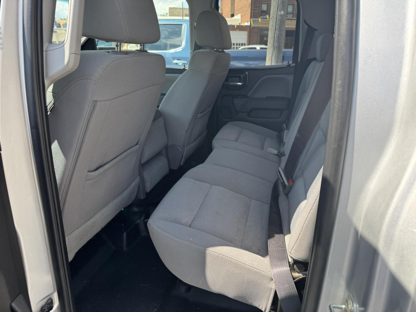 2018 Silver /Grey Chevrolet Silverado 3500HD Work Truck Double Cab Long Box 4WD (1GC2KYEG4JZ) with an 6.0L V8 OHV 16V FFV engine, 6A transmission, located at 116 5th Avenue South, Lewistown, MT, 59457, 47.063877, -109.427879 - If you need serious muscle, this 2018 Chevy Silverado 3500 HD 4x4 Work Truck is built to get the job done. Powered by a proven 6.0L V8 and paired with a heavy-duty 6-speed automatic, this long box double cab hauls, tows, and handles business without breaking a sweat. 4WD gives you confident tractio - Photo#13