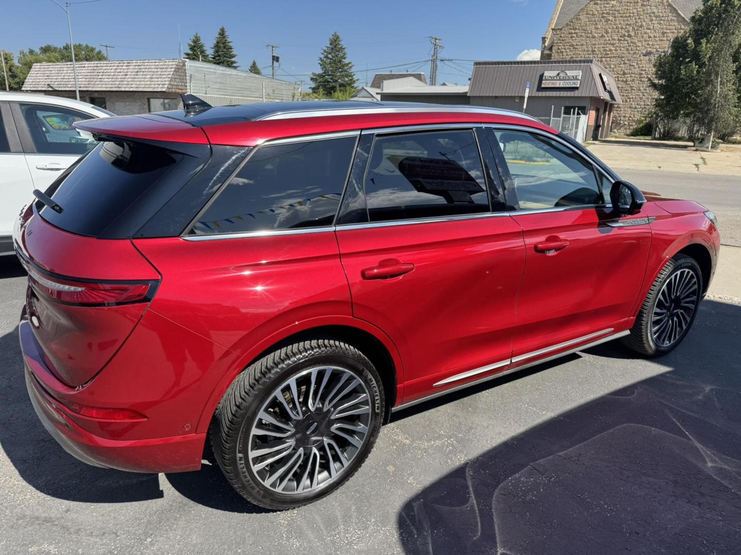 2021 Maroon /Brown Lincoln Corsair Reserve AWD (5LMCJ2DH9MU) with an 2.3L L4 DOHC 16V engine, 8A transmission, located at 116 5th Avenue South, Lewistown, MT, 59457, 47.063877, -109.427879 - Take a look at this 2021 Lincoln Corsair Reserve AWD – a luxury crossover that delivers comfort, performance, and style in a size that’s easy to live with. Under the hood you’ll find a turbocharged engine paired with Lincoln’s all-wheel drive system for confident driving in any season. Insid - Photo#2