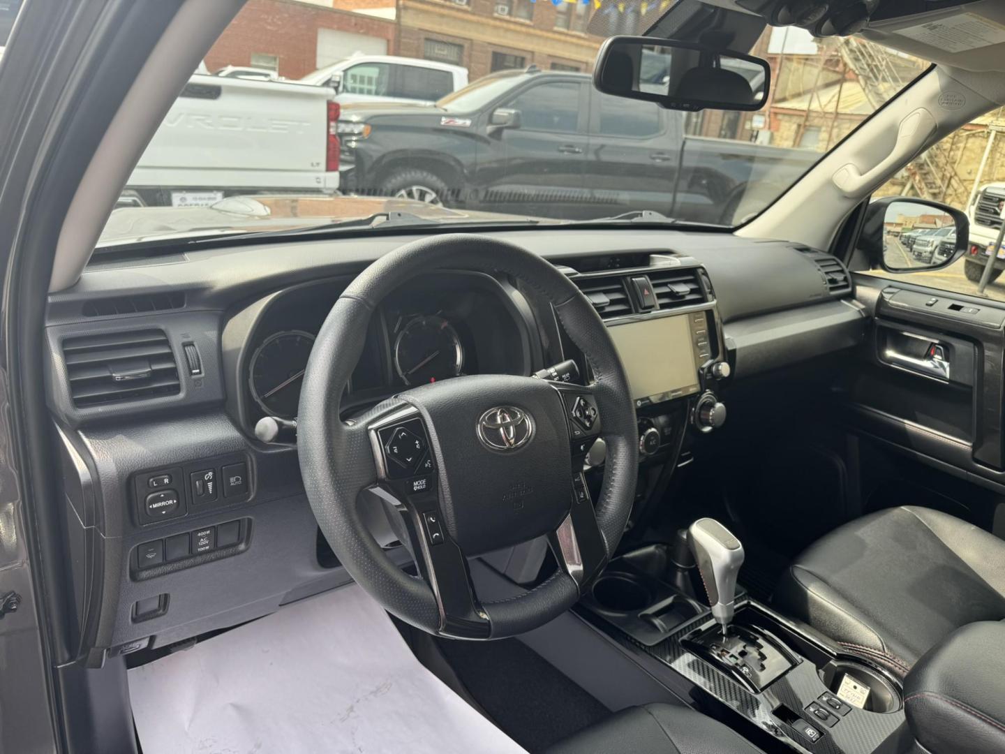 2021 Charcoal /Black Toyota 4Runner TRD Off-road Premium 4WD (JTERU5JR0M5) with an 4.0L V6 DOHC 24V engine, 5A transmission, located at 116 5th Avenue South, Lewistown, MT, 59457, 47.063877, -109.427879 - Photo#14