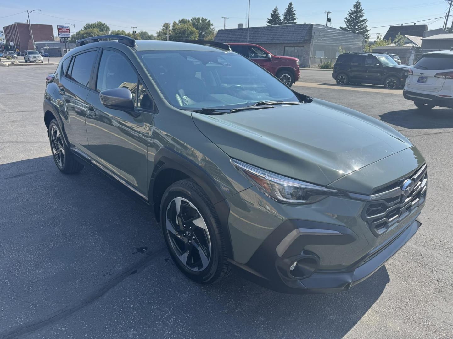2024 Green /Gray Subaru Crosstrek Limited (4S4GUHL63R3) with an 2.0L L4 DOHC 16V engine, CVT transmission, located at 116 5th Avenue South, Lewistown, MT, 59457, 47.063877, -109.427879 - Photo#4