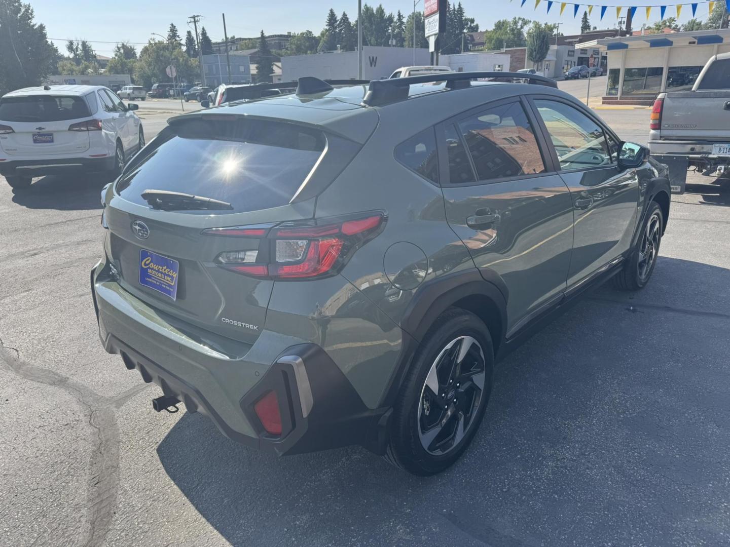 2024 Green /Gray Subaru Crosstrek Limited (4S4GUHL63R3) with an 2.0L L4 DOHC 16V engine, CVT transmission, located at 116 5th Avenue South, Lewistown, MT, 59457, 47.063877, -109.427879 - Photo#6