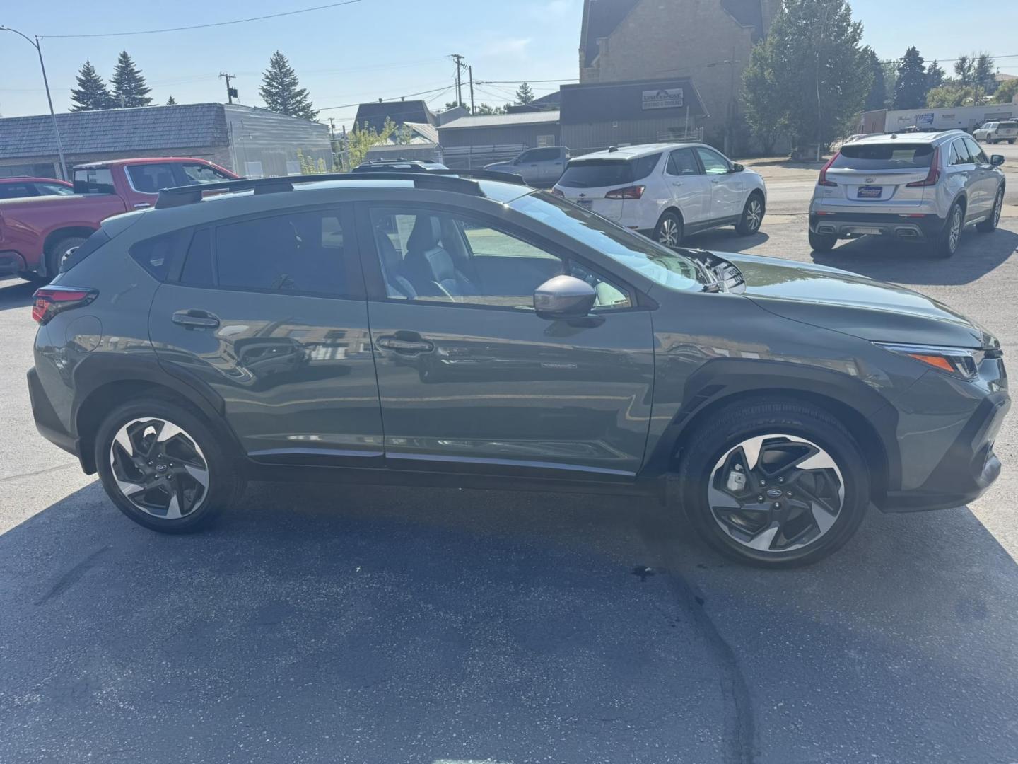 2024 Green /Gray Subaru Crosstrek Limited (4S4GUHL63R3) with an 2.0L L4 DOHC 16V engine, CVT transmission, located at 116 5th Avenue South, Lewistown, MT, 59457, 47.063877, -109.427879 - Photo#5