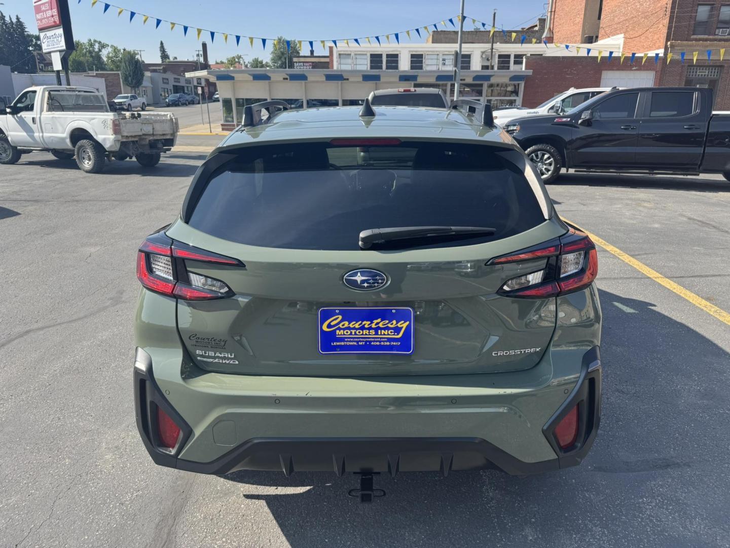 2024 Green /Gray Subaru Crosstrek Limited (4S4GUHL63R3) with an 2.0L L4 DOHC 16V engine, CVT transmission, located at 116 5th Avenue South, Lewistown, MT, 59457, 47.063877, -109.427879 - Photo#3