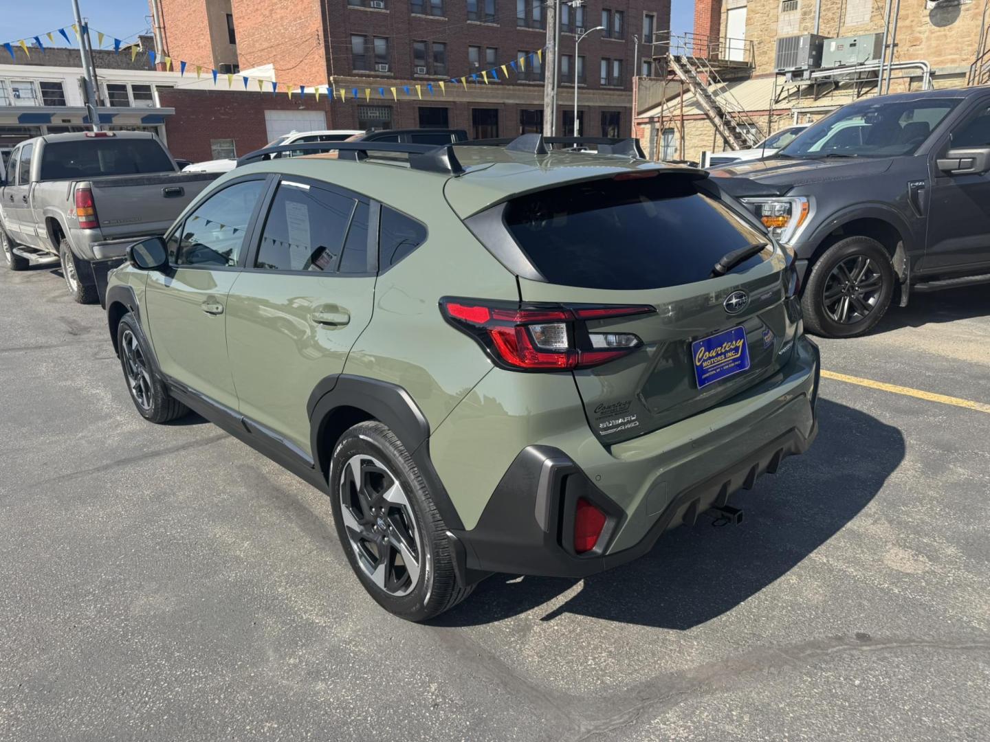 2024 Green /Gray Subaru Crosstrek Limited (4S4GUHL63R3) with an 2.0L L4 DOHC 16V engine, CVT transmission, located at 116 5th Avenue South, Lewistown, MT, 59457, 47.063877, -109.427879 - Photo#2