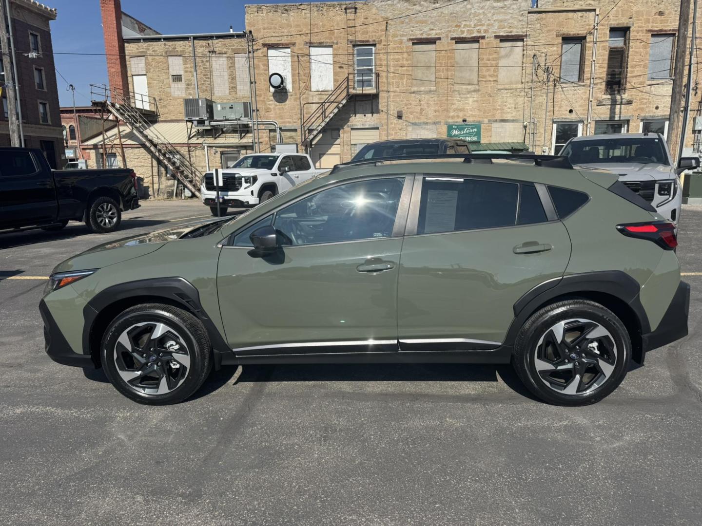 2024 Green /Gray Subaru Crosstrek Limited (4S4GUHL63R3) with an 2.0L L4 DOHC 16V engine, CVT transmission, located at 116 5th Avenue South, Lewistown, MT, 59457, 47.063877, -109.427879 - Photo#1