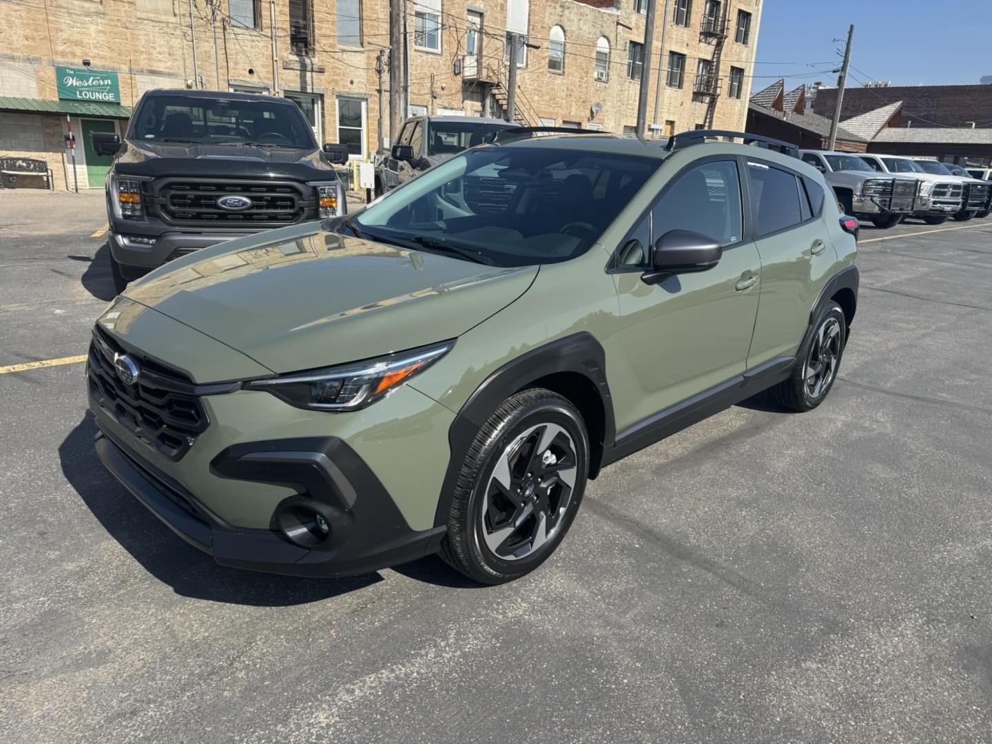 2024 Green /Gray Subaru Crosstrek Limited (4S4GUHL63R3) with an 2.0L L4 DOHC 16V engine, CVT transmission, located at 116 5th Avenue South, Lewistown, MT, 59457, 47.063877, -109.427879 - Photo#0