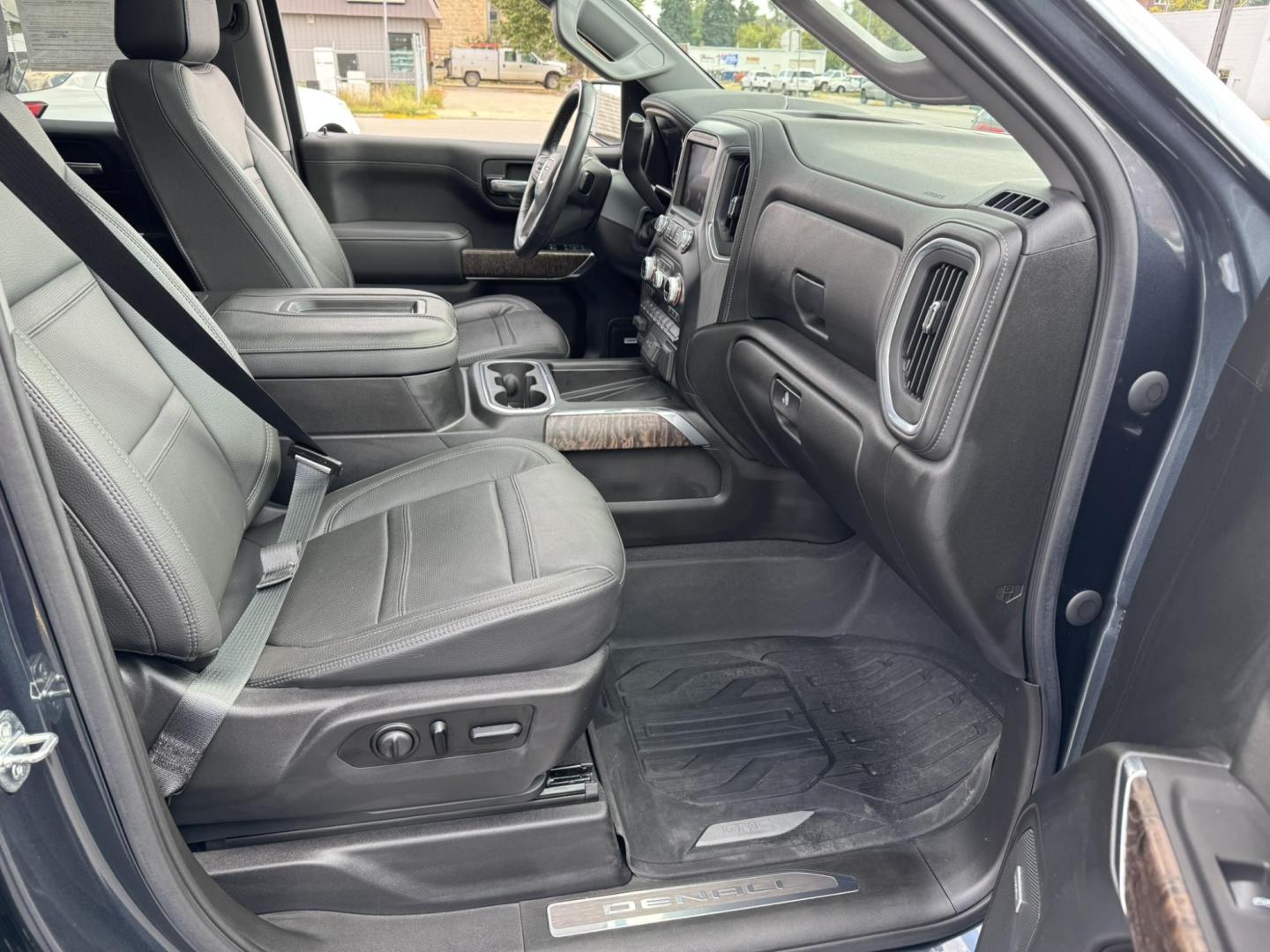 2021 Grey /Black GMC Sierra 1500 Denali Crew Cab 4WD (1GTU9FED7MZ) with an 5.3L V8 OHV 16V engine, 6A transmission, located at 116 5th Avenue South, Lewistown, MT, 59457, 47.063877, -109.427879 - his 2021 GMC Sierra Denali blends premium comfort with serious capability. With 4WD and powerful performance, it’s built to handle tough jobs, weekend towing, or just the daily drive in style. Inside, you’ll find a refined Denali interior with leather seating, advanced tech, and plenty of room f - Photo#8