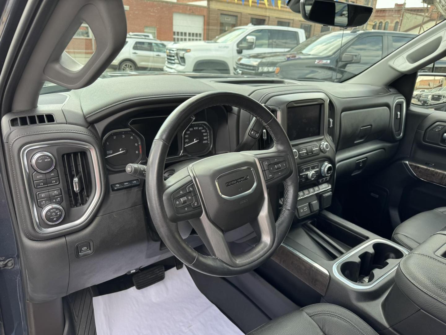 2021 Grey /Black GMC Sierra 1500 Denali Crew Cab 4WD (1GTU9FED7MZ) with an 5.3L V8 OHV 16V engine, 6A transmission, located at 116 5th Avenue South, Lewistown, MT, 59457, 47.063877, -109.427879 - his 2021 GMC Sierra Denali blends premium comfort with serious capability. With 4WD and powerful performance, it’s built to handle tough jobs, weekend towing, or just the daily drive in style. Inside, you’ll find a refined Denali interior with leather seating, advanced tech, and plenty of room f - Photo#18