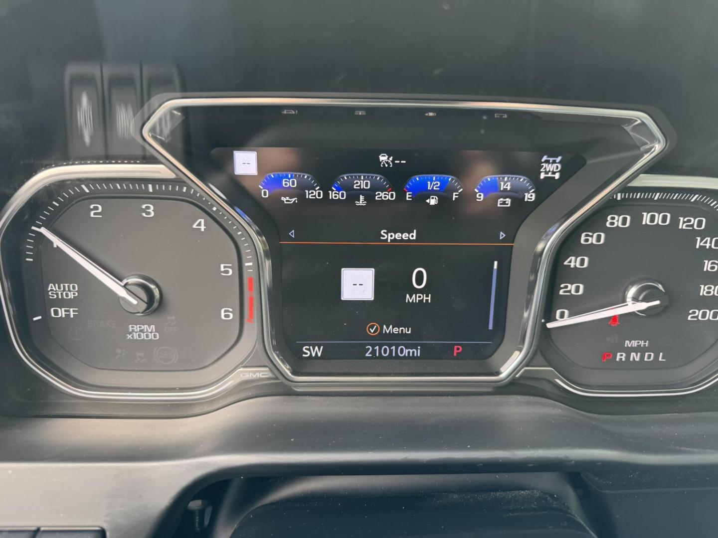 2021 Grey /Black GMC Sierra 1500 Denali Crew Cab 4WD (1GTU9FED7MZ) with an 5.3L V8 OHV 16V engine, 6A transmission, located at 116 5th Avenue South, Lewistown, MT, 59457, 47.063877, -109.427879 - his 2021 GMC Sierra Denali blends premium comfort with serious capability. With 4WD and powerful performance, it’s built to handle tough jobs, weekend towing, or just the daily drive in style. Inside, you’ll find a refined Denali interior with leather seating, advanced tech, and plenty of room f - Photo#19