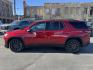 2023 Maroon /Black Chevrolet Traverse RS AWD (1GNEVJKW2PJ) with an 3.6L V6 DOHC 24V engine, 9A transmission, located at 116 5th Avenue South, Lewistown, MT, 59457, 47.063877, -109.427879 - Sporty, spacious, and ready for family adventures. This 2023 Traverse RS combines the comfort of a luxury SUV with the performance of a sport-tuned ride. Powered by a 3.6L V6 with All-Wheel Drive, it delivers confident handling in all weather. The RS trim adds a bold blacked-out exterior, 20-inch wh - Photo#5
