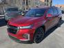 2023 Maroon /Black Chevrolet Traverse RS AWD (1GNEVJKW2PJ) with an 3.6L V6 DOHC 24V engine, 9A transmission, located at 116 5th Avenue South, Lewistown, MT, 59457, 47.063877, -109.427879 - Sporty, spacious, and ready for family adventures. This 2023 Traverse RS combines the comfort of a luxury SUV with the performance of a sport-tuned ride. Powered by a 3.6L V6 with All-Wheel Drive, it delivers confident handling in all weather. The RS trim adds a bold blacked-out exterior, 20-inch wh - Photo#6