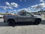 2021 Grey /Black Chevrolet Silverado 1500 Custom Trail Boss Crew Cab Short Box 4WD (1GCPYCEF8MZ) with an 5.3L V8 OHV 16V engine, 6A transmission, located at 116 5th Avenue South, Lewistown, MT, 59457, 47.063877, -109.427879 - 2021 Chevrolet Silverado 1500 Custom Trail Boss 4WD – Lifted from the Factory and Ready to Roll! Built for adventure, this 2021 Silverado Custom Trail Boss brings rugged style and off-road performance straight from the factory. Powered by a 5.3L V8 and paired with a true 4WD system, it features - Photo#1