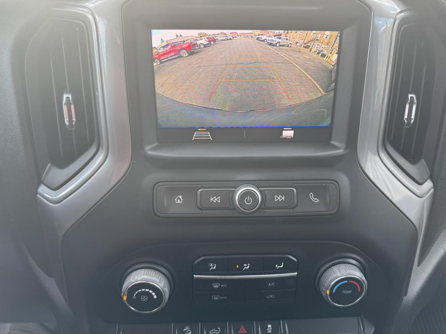 2021 Grey /Black Chevrolet Silverado 1500 Custom Trail Boss Crew Cab Short Box 4WD (1GCPYCEF8MZ) with an 5.3L V8 OHV 16V engine, 6A transmission, located at 116 5th Avenue South, Lewistown, MT, 59457, 47.063877, -109.427879 - 2021 Chevrolet Silverado 1500 Custom Trail Boss 4WD – Lifted from the Factory and Ready to Roll! Built for adventure, this 2021 Silverado Custom Trail Boss brings rugged style and off-road performance straight from the factory. Powered by a 5.3L V8 and paired with a true 4WD system, it features - Photo#16