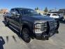 2023 Grey /Black Ford F-350 SD Lariat Crew Cab Long Bed 4WD (1FT8W3BN0PE) with an 7.3L V8 OHV 16V engine, 6A transmission, located at 116 5th Avenue South, Lewistown, MT, 59457, 47.063877, -109.427879 - Photo#0