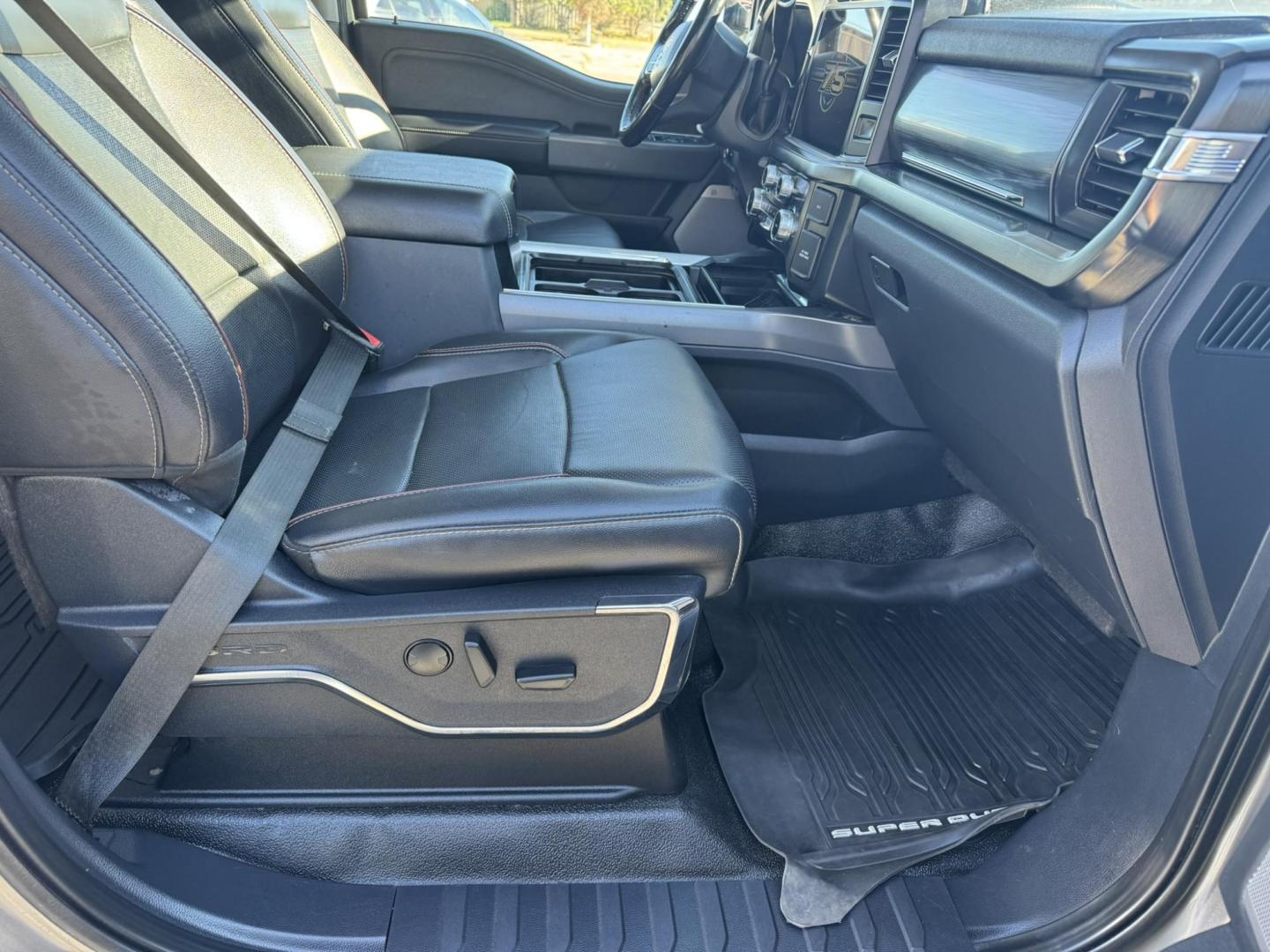 2023 Grey /Black Ford F-350 SD Lariat Crew Cab Long Bed 4WD (1FT8W3BN0PE) with an 7.3L V8 OHV 16V engine, 6A transmission, located at 116 5th Avenue South, Lewistown, MT, 59457, 47.063877, -109.427879 - Photo#9