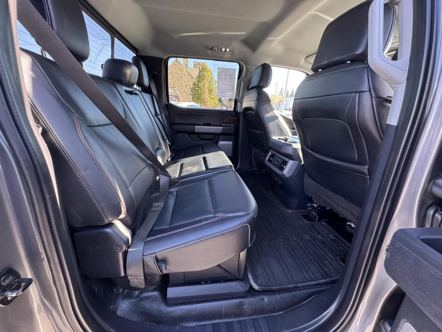 2023 Grey /Black Ford F-350 SD Lariat Crew Cab Long Bed 4WD (1FT8W3BN0PE) with an 7.3L V8 OHV 16V engine, 6A transmission, located at 116 5th Avenue South, Lewistown, MT, 59457, 47.063877, -109.427879 - Photo#11