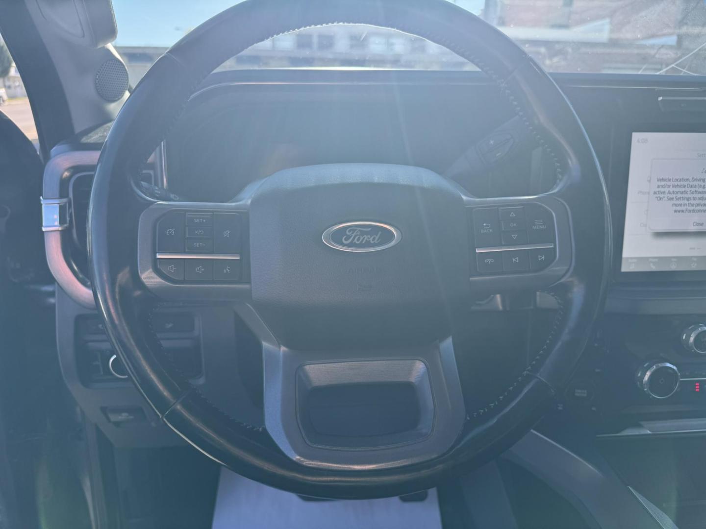 2023 Grey /Black Ford F-350 SD Lariat Crew Cab Long Bed 4WD (1FT8W3BN0PE) with an 7.3L V8 OHV 16V engine, 6A transmission, located at 116 5th Avenue South, Lewistown, MT, 59457, 47.063877, -109.427879 - Photo#17