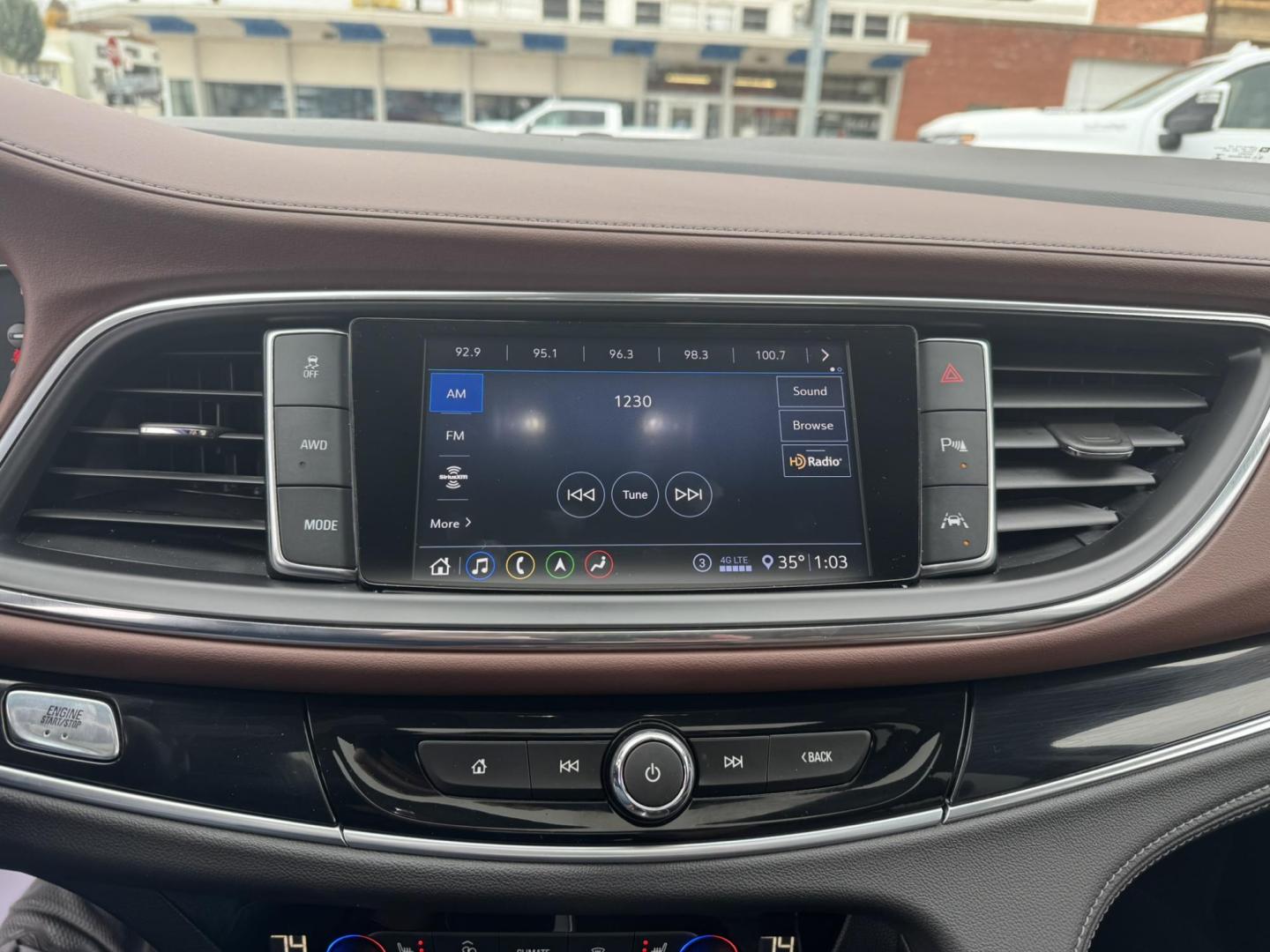 2021 Maroon /Brown Buick Enclave Avenir AWD (5GAEVCKWXMJ) with an 3.6L V6 DOHC 24V engine, 9A transmission, located at 116 5th Avenue South, Lewistown, MT, 59457, 47.063877, -109.427879 - Experience premium comfort and style in this 2021 Buick Enclave Avenir AWD — Buick’s flagship SUV that blends first-class luxury with confident performance. This one delivers everything you’d expect from the Avenir line: a beautifully refined interior with quilted leather seating, woodgrain tr - Photo#23