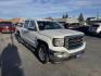 2018 WHITE /Tan GMC Sierra 1500 SLT Crew Cab Short Box 4WD (3GTU2NEC3JG) with an 5.3L V8 OHV 16V engine, 6A transmission, located at 116 5th Avenue South, Lewistown, MT, 59457, 47.063877, -109.427879 - Photo#0
