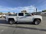 2018 WHITE /Tan GMC Sierra 1500 SLT Crew Cab Short Box 4WD (3GTU2NEC3JG) with an 5.3L V8 OHV 16V engine, 6A transmission, located at 116 5th Avenue South, Lewistown, MT, 59457, 47.063877, -109.427879 - Photo#1