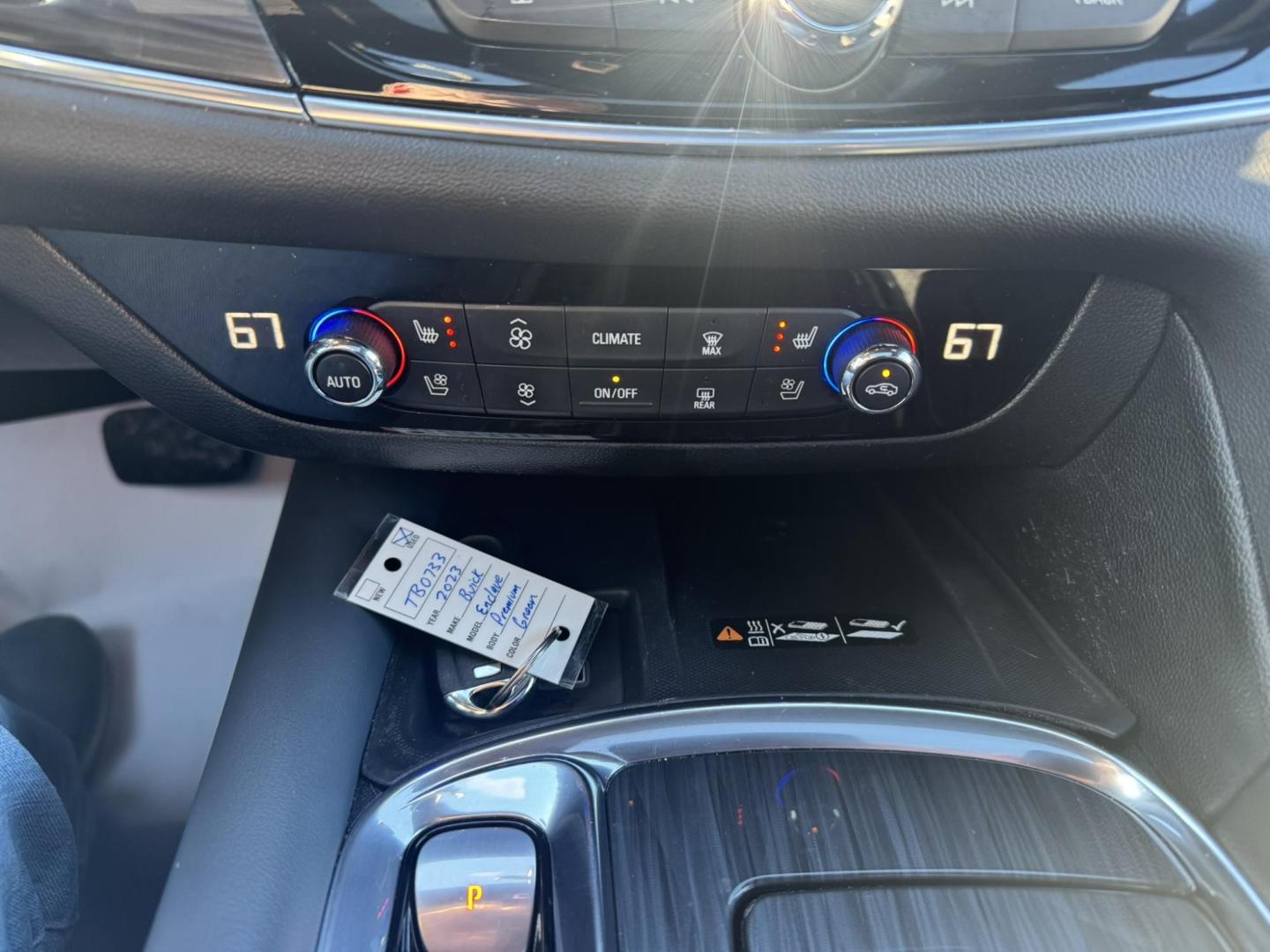 2023 Green /Grey Buick Enclave Premium AWD (5GAEVBKWXPJ) with an 3.6L V6 DOHC 24V engine, 9A transmission, located at 116 5th Avenue South, Lewistown, MT, 59457, 47.063877, -109.427879 - **2023 Buick Enclave Premium AWD** — GM Lease Return, Clean One-Owner Car ax. This Enclave delivers that quiet, upscale ride Buick is known for, with room for the whole family and all the comfort features you expect in the Premium trim. Leather seating, heated and cooled front seats, heated second - Photo#12