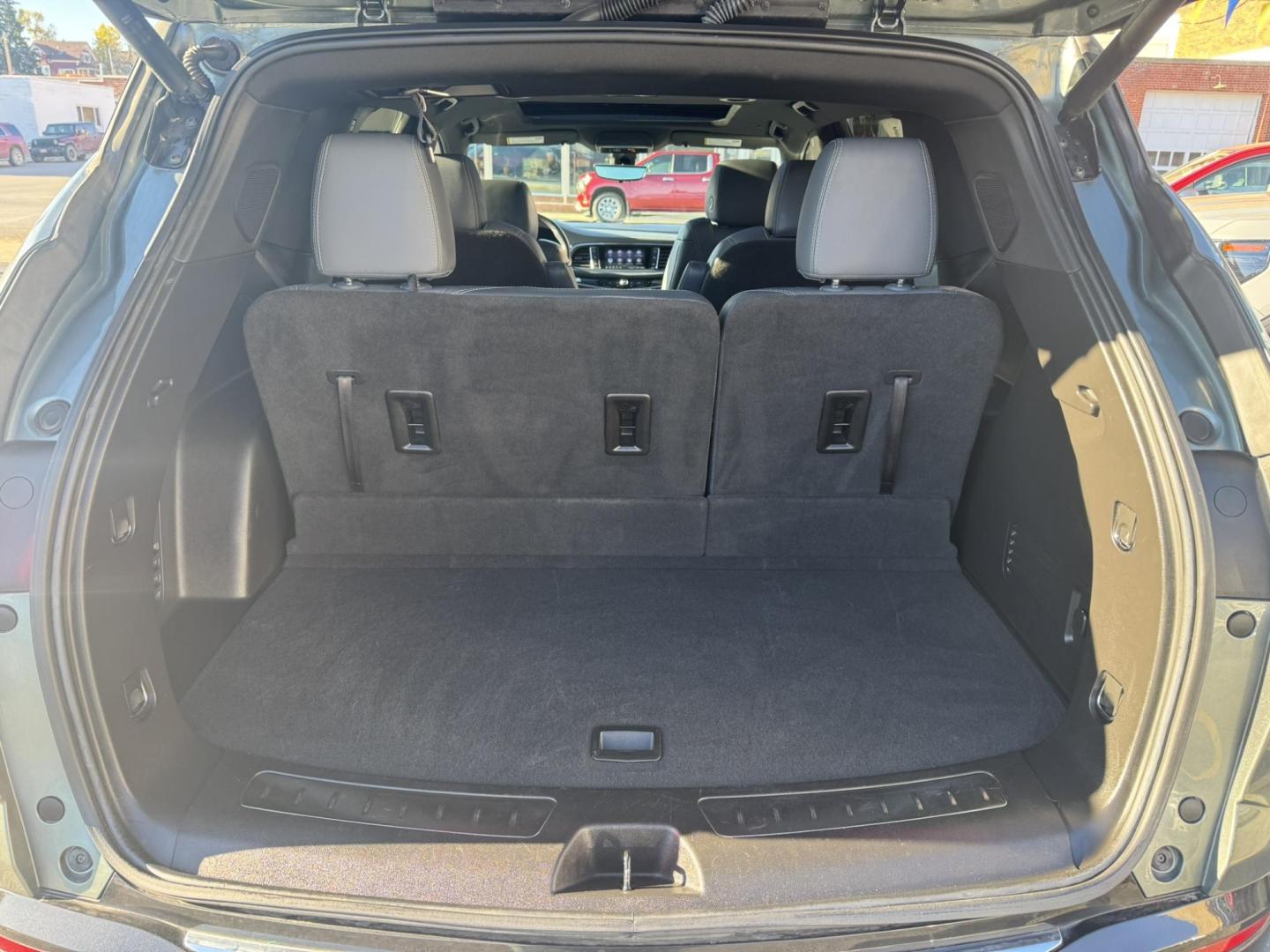 2023 Green /Grey Buick Enclave Premium AWD (5GAEVBKWXPJ) with an 3.6L V6 DOHC 24V engine, 9A transmission, located at 116 5th Avenue South, Lewistown, MT, 59457, 47.063877, -109.427879 - **2023 Buick Enclave Premium AWD** — GM Lease Return, Clean One-Owner Car ax. This Enclave delivers that quiet, upscale ride Buick is known for, with room for the whole family and all the comfort features you expect in the Premium trim. Leather seating, heated and cooled front seats, heated second - Photo#20