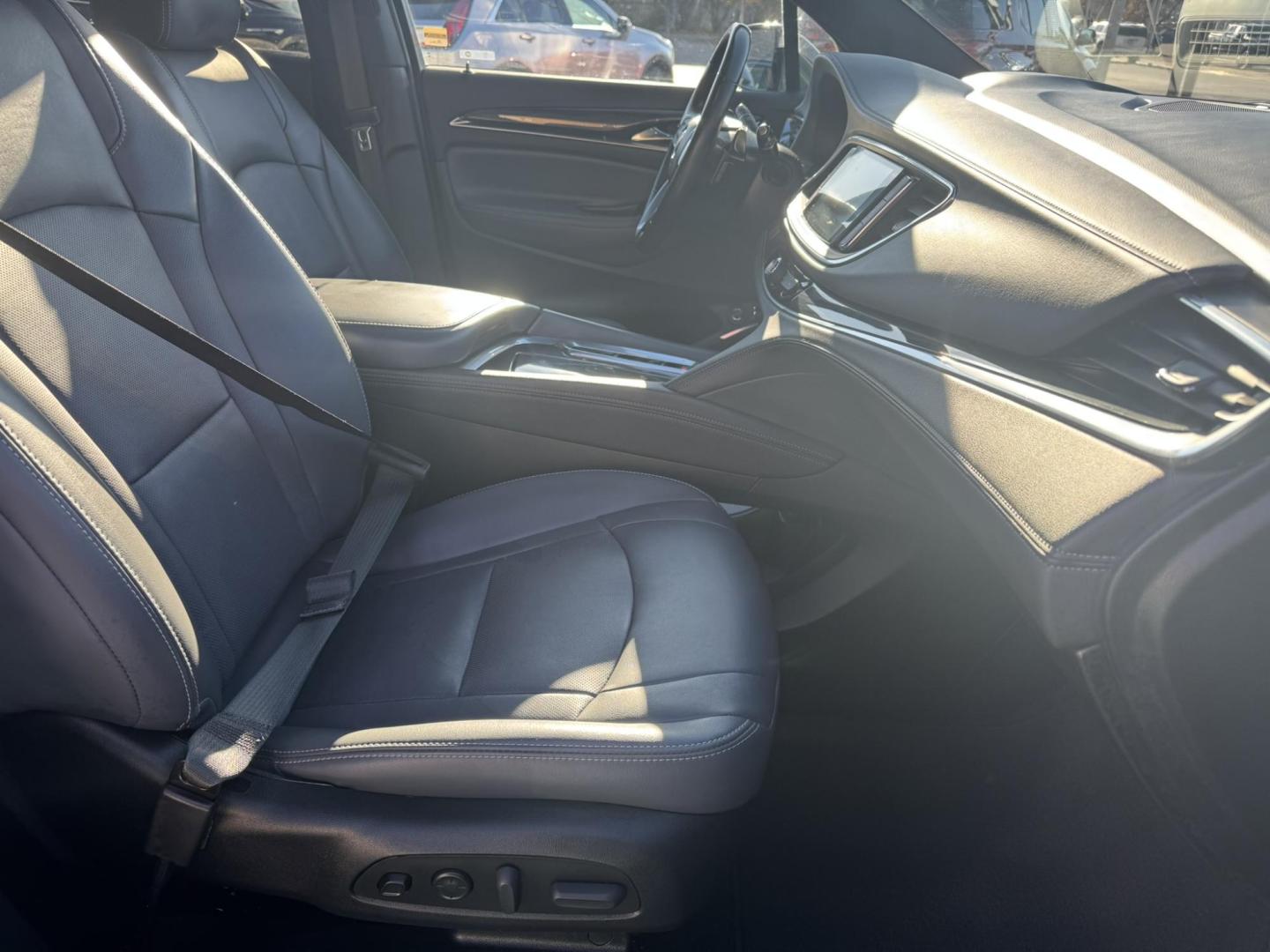 2023 Green /Grey Buick Enclave Premium AWD (5GAEVBKWXPJ) with an 3.6L V6 DOHC 24V engine, 9A transmission, located at 116 5th Avenue South, Lewistown, MT, 59457, 47.063877, -109.427879 - **2023 Buick Enclave Premium AWD** — GM Lease Return, Clean One-Owner Car ax. This Enclave delivers that quiet, upscale ride Buick is known for, with room for the whole family and all the comfort features you expect in the Premium trim. Leather seating, heated and cooled front seats, heated second - Photo#21