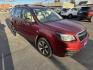 2017 Maroon /Grey Subaru Forester 2.5i Premium PZEV CVT (JF2SJABCXHH) with an 2.5L H4 SOHC 16V engine, CVT transmission, located at 116 5th Avenue South, Lewistown, MT, 59457, 47.063877, -109.427879 - Clean One Owner Car Fax, local trade! - Photo#0