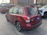2017 Maroon /Grey Subaru Forester 2.5i Premium PZEV CVT (JF2SJABCXHH) with an 2.5L H4 SOHC 16V engine, CVT transmission, located at 116 5th Avenue South, Lewistown, MT, 59457, 47.063877, -109.427879 - Clean One Owner Car Fax, local trade! - Photo#4
