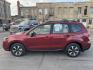2017 Maroon /Grey Subaru Forester 2.5i Premium PZEV CVT (JF2SJABCXHH) with an 2.5L H4 SOHC 16V engine, CVT transmission, located at 116 5th Avenue South, Lewistown, MT, 59457, 47.063877, -109.427879 - Clean One Owner Car Fax, local trade! - Photo#5